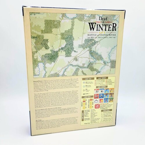 GMT Games DEAD OF WINTER: BATTLE OF STONES RIVER (2009, Mint-in-Box)