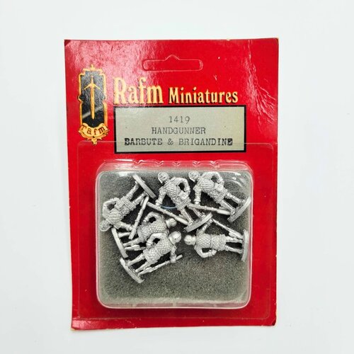 Rafm Miniatures HANDGUNNER BARBUTE & BRIGANDINE (6)