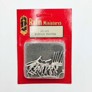 Rafm Miniatures MISSILE WEAPONS (4 types, 6 each)