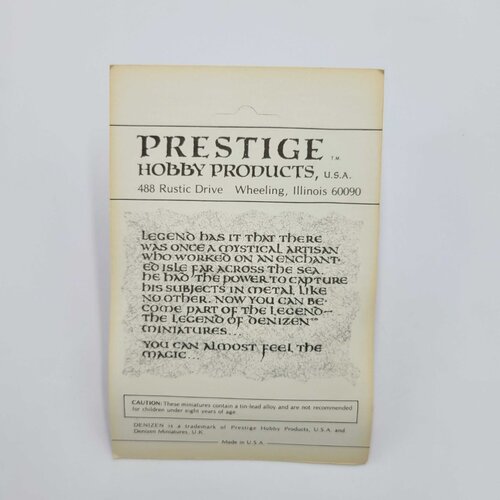 Prestige Hobby Products DENIZEN - FEMALE PALADIN