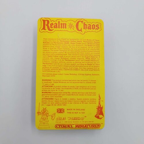 Citadel Miniatures REALM OF CHAOS - CHAOS KNIGHT