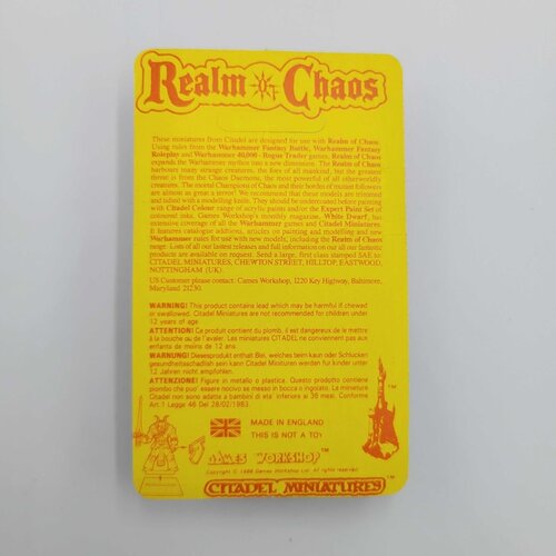 Citadel Miniatures REALM OF CHAOS - CHAOS RENEGADE HEAVY WEAPONS
