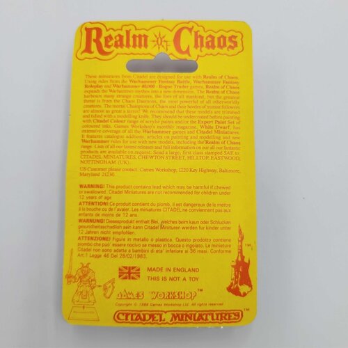 Citadel Miniatures REALM OF CHAOS - CHAOS RENEGADES (Assorted, 3)