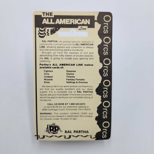 Ral Partha ALL AMERICAN LINE - ORCS (Assorted)