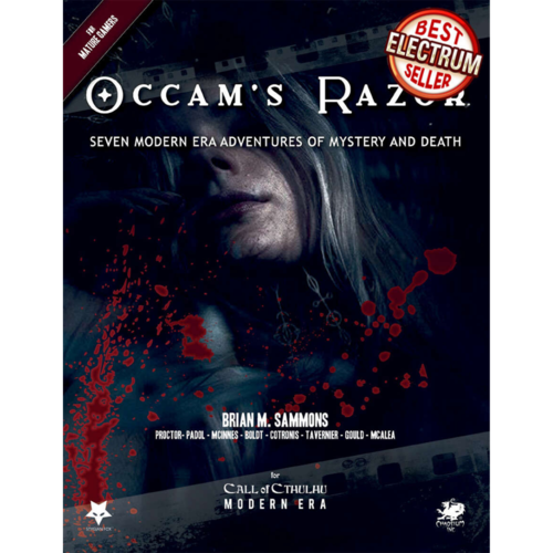 Squamous Studios OCCAM'S RAZOR - AN ANTHOLOGY OF MODERN DAY CALL OF CTHULHU SCENARIOS