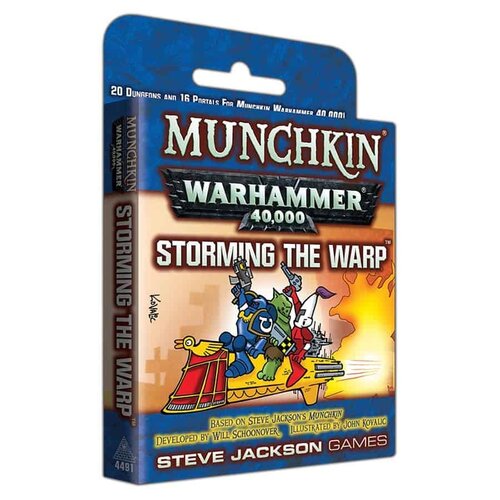 Steve Jackson Games MUNCHKIN: WARHAMMER 40K STORMING THE WARP (DUNGEON SET)
