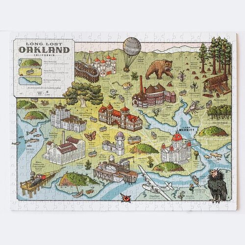 Oakland Puzzle Company OP500 LONG LOST OAKLAND