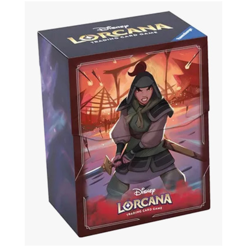 Ravensburger LORCANA TCG: RISE OF THE FLOODBORN DECK BOX - MULAN