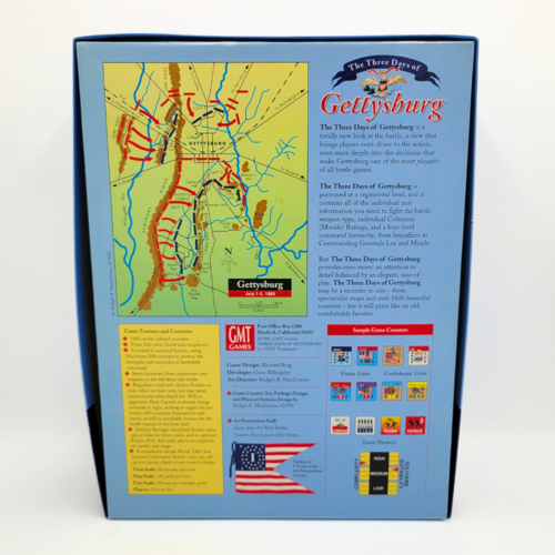 GMT Games THE THREE DAYS OF GETTYSBURG (1st Edition)