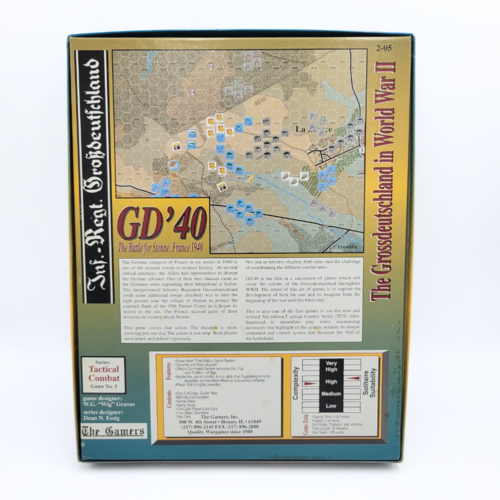 The Gamers GD '40: THE BATTLE FOR STONNE, FRANCE (1993)