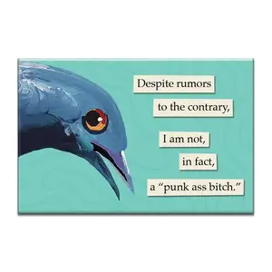 The Mincing Mockingbird & The Frantic Meerkat MAGNET: PUNK ASS BITCH