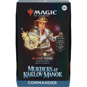 Wizards of the Coast MTG: MURDERS AT KARLOV MANOR COMMANDER-BLAME GAME