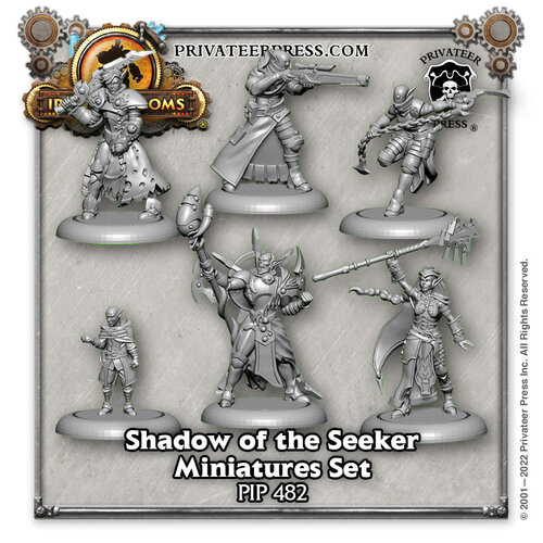 Privateer Press IRON KINGDOMS SHADOW OF THE SEEKER MINIATURES