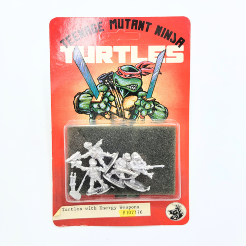 Dark Horse Miniatures TMNT: TURTLES w/ ENERGY WEAPONS (4)