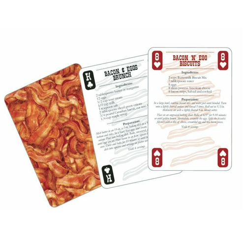 BACON RECIPE PLAYING CARDS