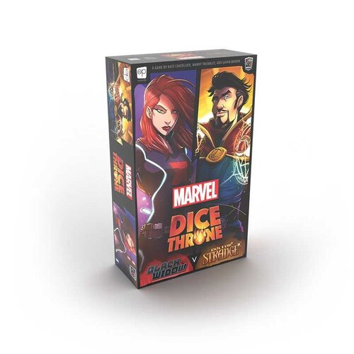 The Op | usaopoly DICE THRONE - MARVEL EXPANSION 2: 2 HERO BOX (BLACK WIDOW AND DOCTOR STRANGE