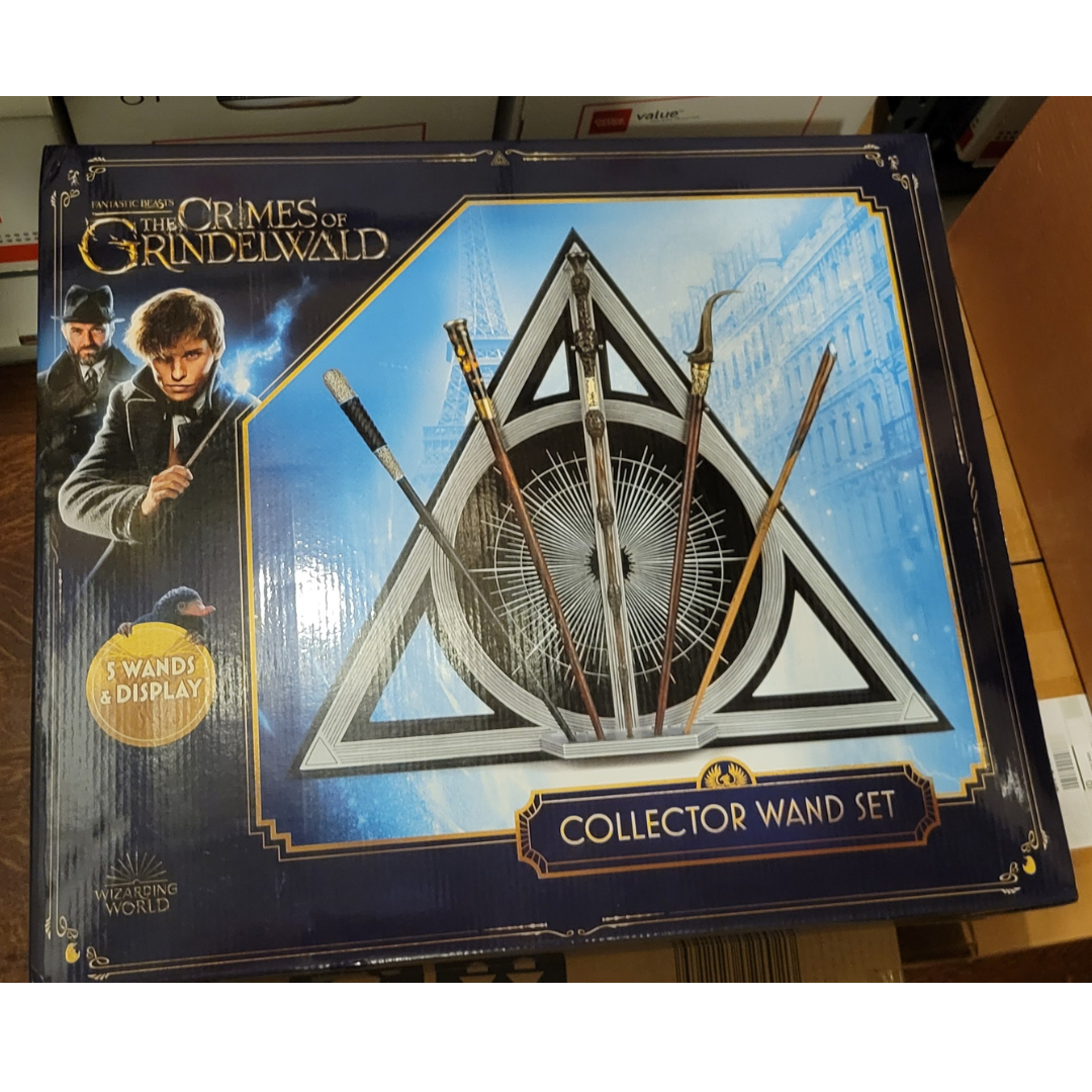FANTASTIC BEASTS CRIMES OF GRINDELWALD COLLECTOR WAND SET Games of Berkeley