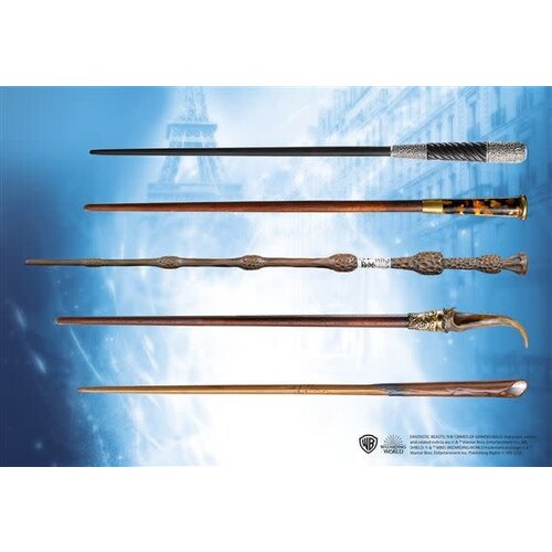 The Noble Collection FANTASTIC BEASTS CRIMES OF GRINDELWALD COLLECTOR WAND SET