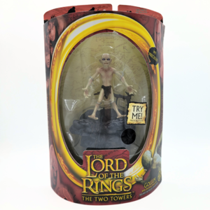 Toy Biz LotR: THE TWO TOWERS - GOLLUM w/ ELECTRONIC SOUND BASE