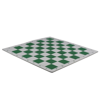 CHESS BOARD 20" ROLL UP MAT w/ 2.25" SQUARES (Tournament Dimensions)