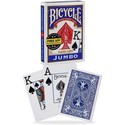 Bicycle BICYCLE JUMBO INDEX  PLAYING CARDS BLUE