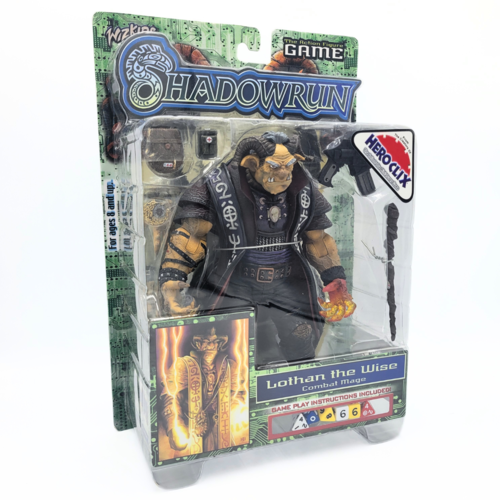 Wizkids SHADOWRUN ACTION FIGURE GAME - LOTHAN THE WISE (2003)