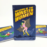 MONSTER WOMEN NOTEBOOK - BAT