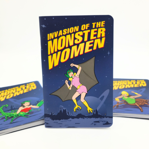 Archie McPhee MONSTER WOMEN NOTEBOOK - BAT