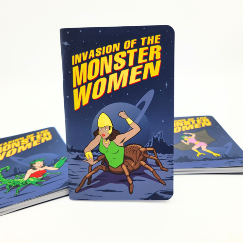 Archie McPhee MONSTER WOMEN NOTEBOOK - SPIDER