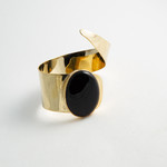 Buddha Jewelry Organics BJO Brass & onyx cuff