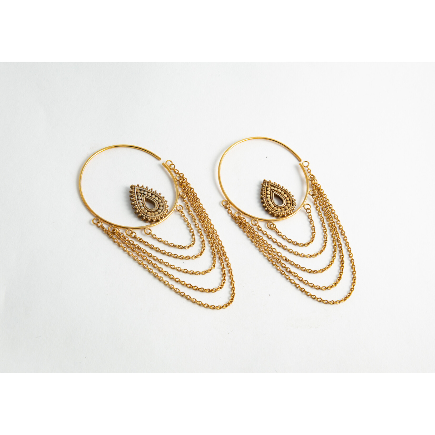 Buddha Jewelry Organics Buddha Jewelry Organics Yellow Gold plate Small "Deity" hanging design