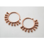 Maya Jewelry Maya Rose Gold Plate Large "Punks Not Dead"