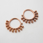 Maya Jewelry Maya Rose Gold Plate Small "Punks Not Dead"