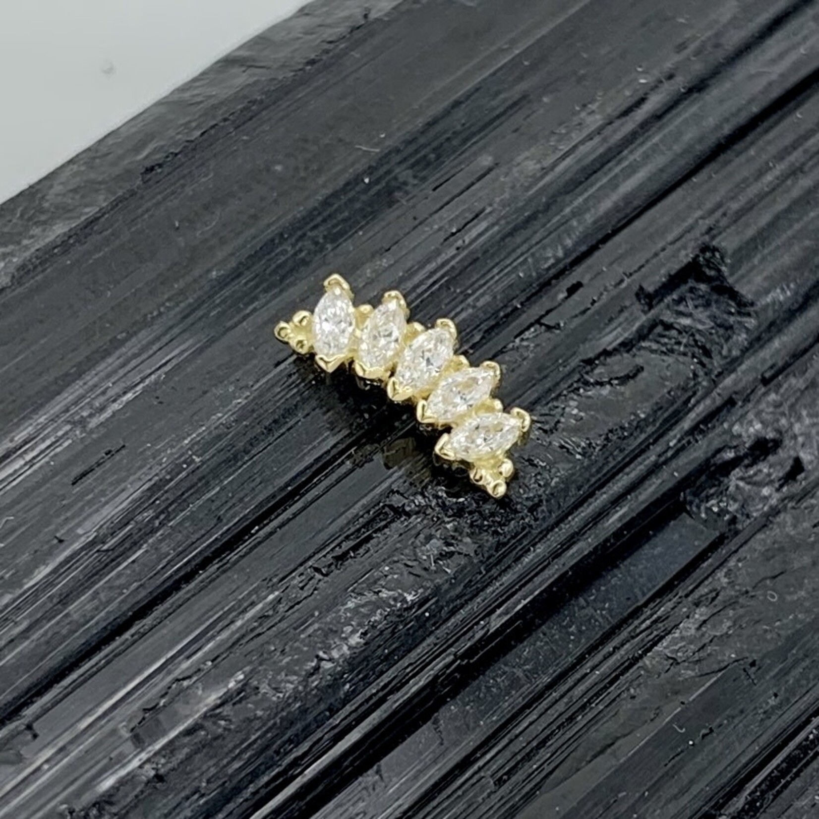 BVLA BVLA "Panaraya Marquise" threaded end with 3x 1.5 CZ