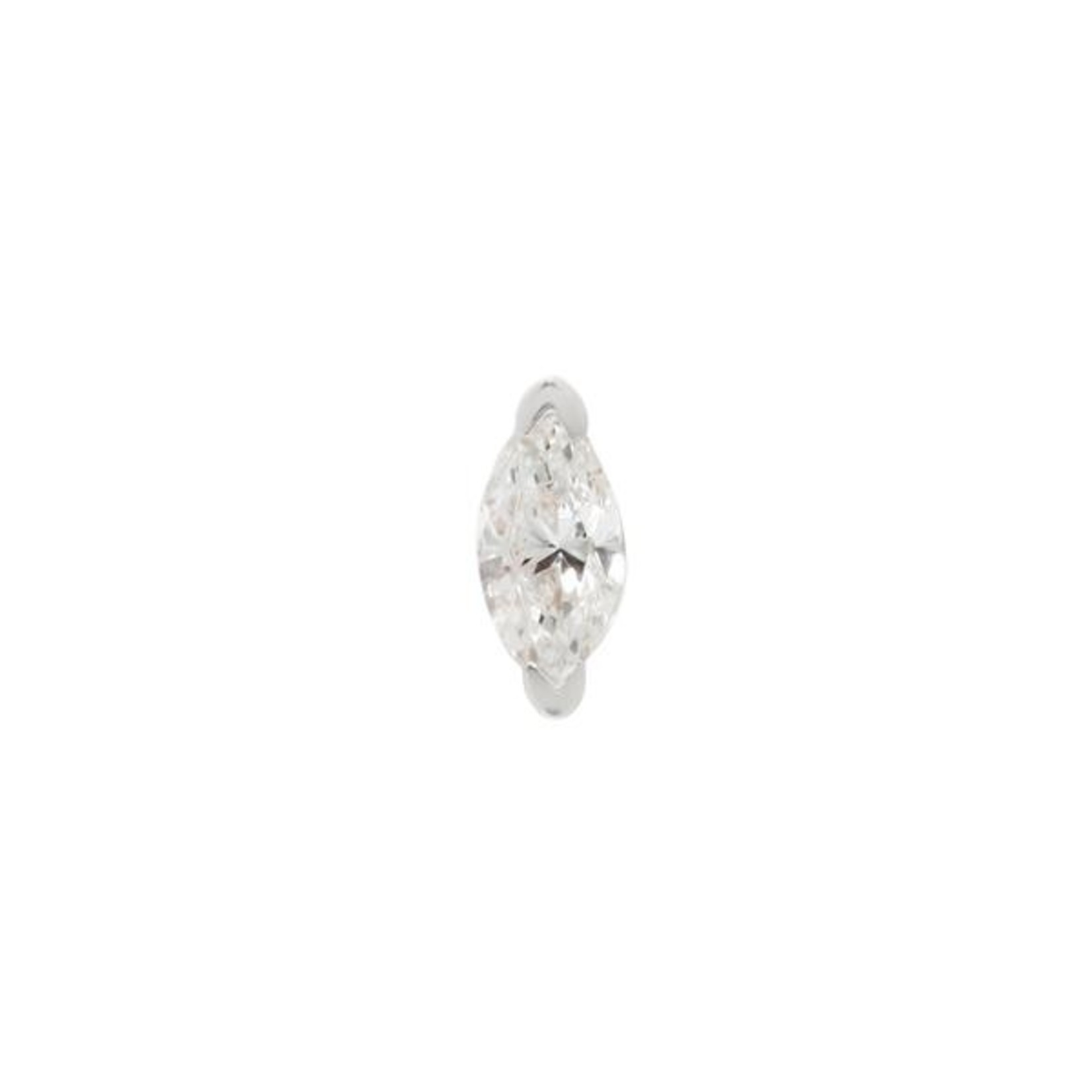 Buddha Jewelry Organics Buddha Jewelry Organics "Zuri" press fit end with marquise CZ