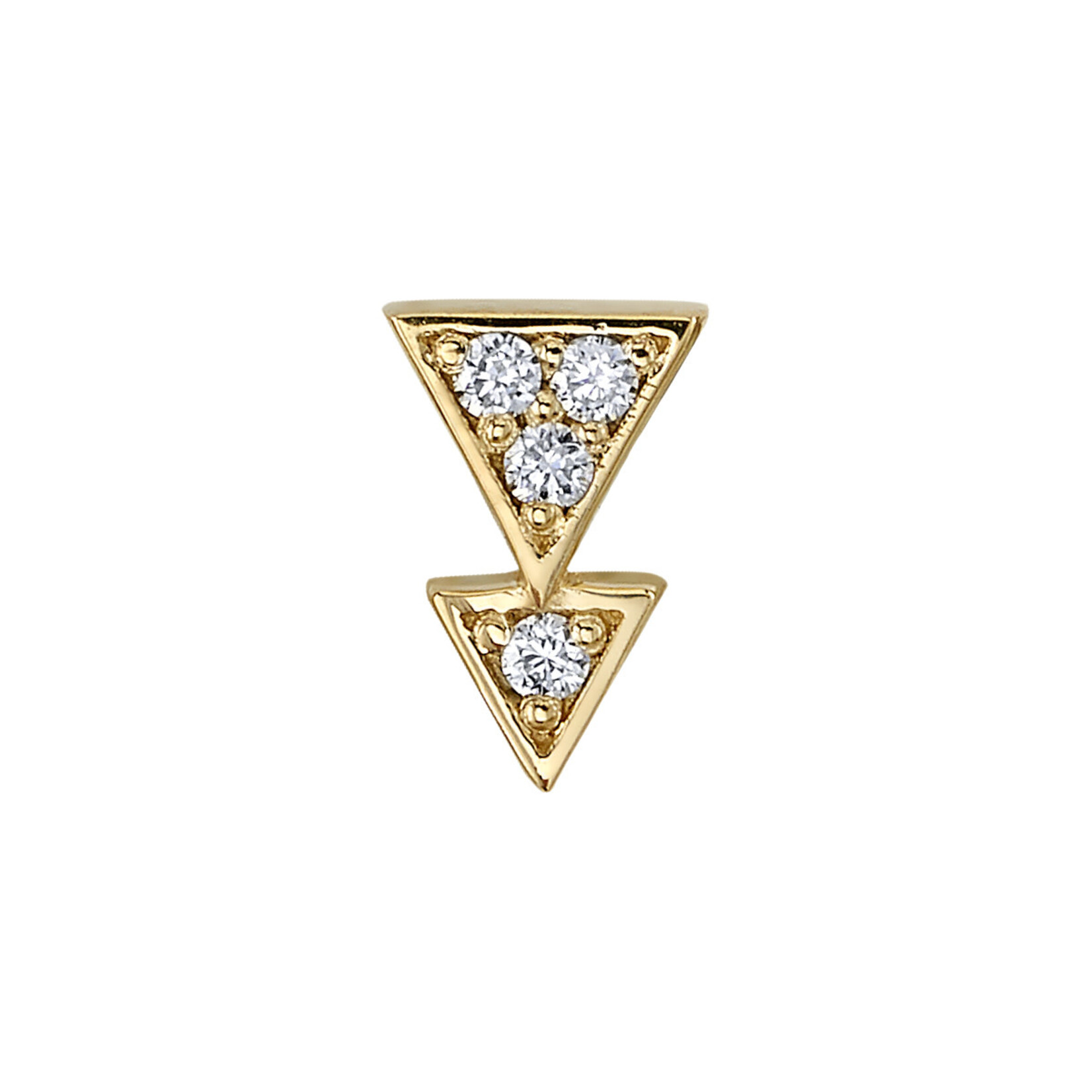 BVLA BVLA "Fate" press fit end with 4x 1.0 VS1 diamonds