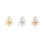 Buddha Jewelry Organics BJO "Lavish" With White Opal