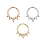 Buddha Jewelry Organics BJO "Simone" Clicker with CZ