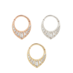 Buddha Jewelry Organics BJO "Prism" Clicker with CZ