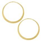 Diablo Organics Diablo Organics Distressed Brass Hoops