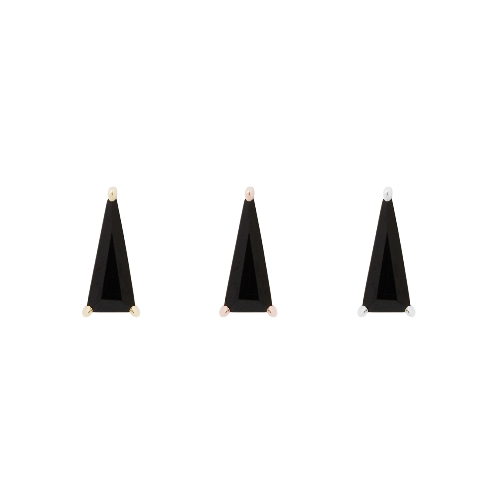 Buddha Jewelry Organics Buddha Jewelry Organics "Vela" press-fit end with 5.5x2.5 triangle-cut stone