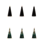 Buddha Jewelry Organics BJO "Vela" with Black Spinel or Moss Agate