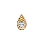 BVLA BVLA "Pave Teardrop"  with VS1 Diamond