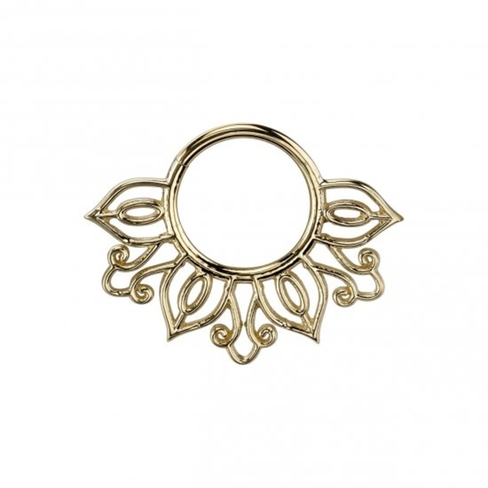 BVLA BVLA 16g "Azalea" seam ring with floral filigree