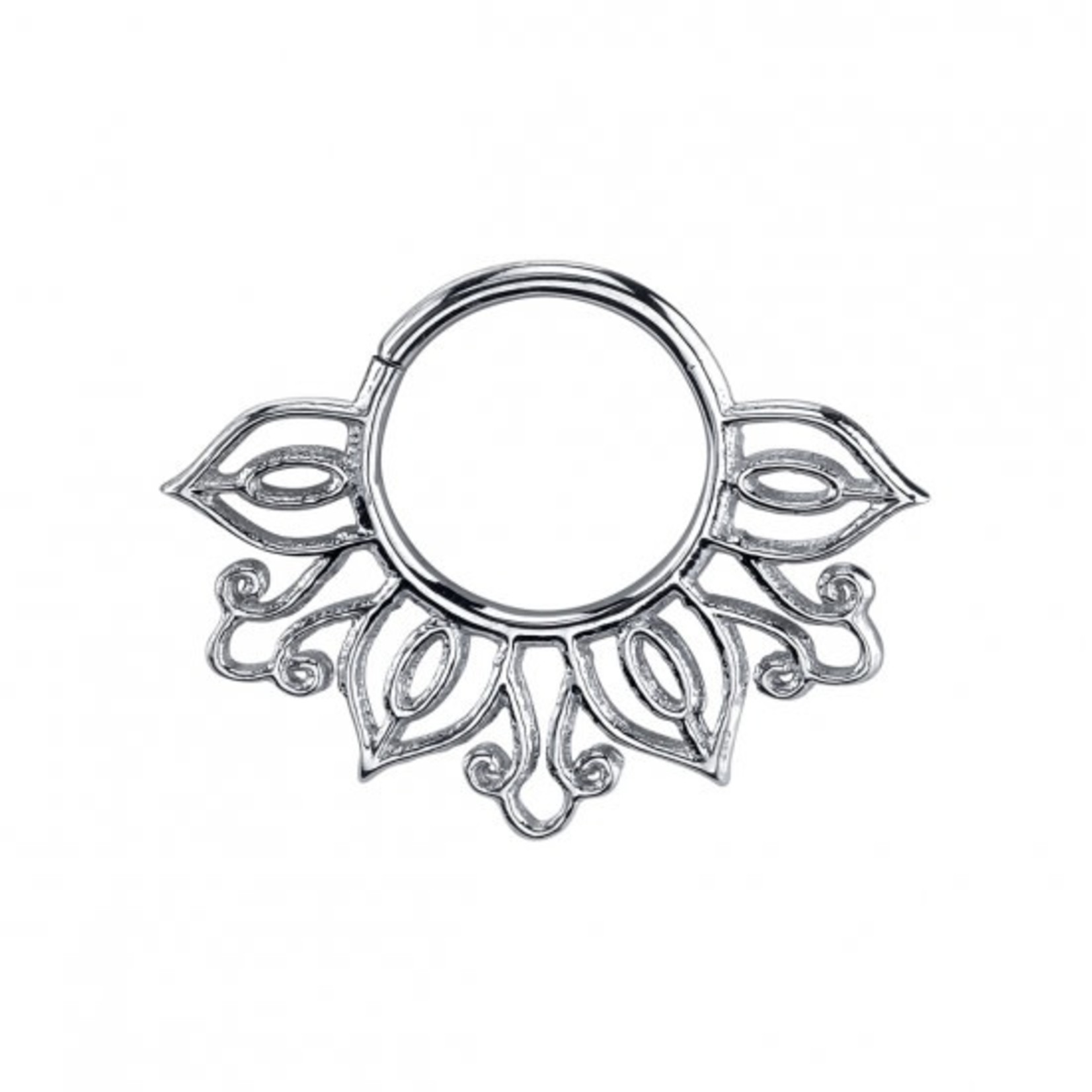 BVLA BVLA 16g "Azalea" seam ring with floral filigree