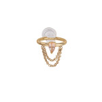 BVLA BVLA 16g Yellow Gold "Call Me!" with  Oregon Sunstone