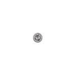 BVLA BVLA White Gold "Milgrain Prong" Nostril Screw