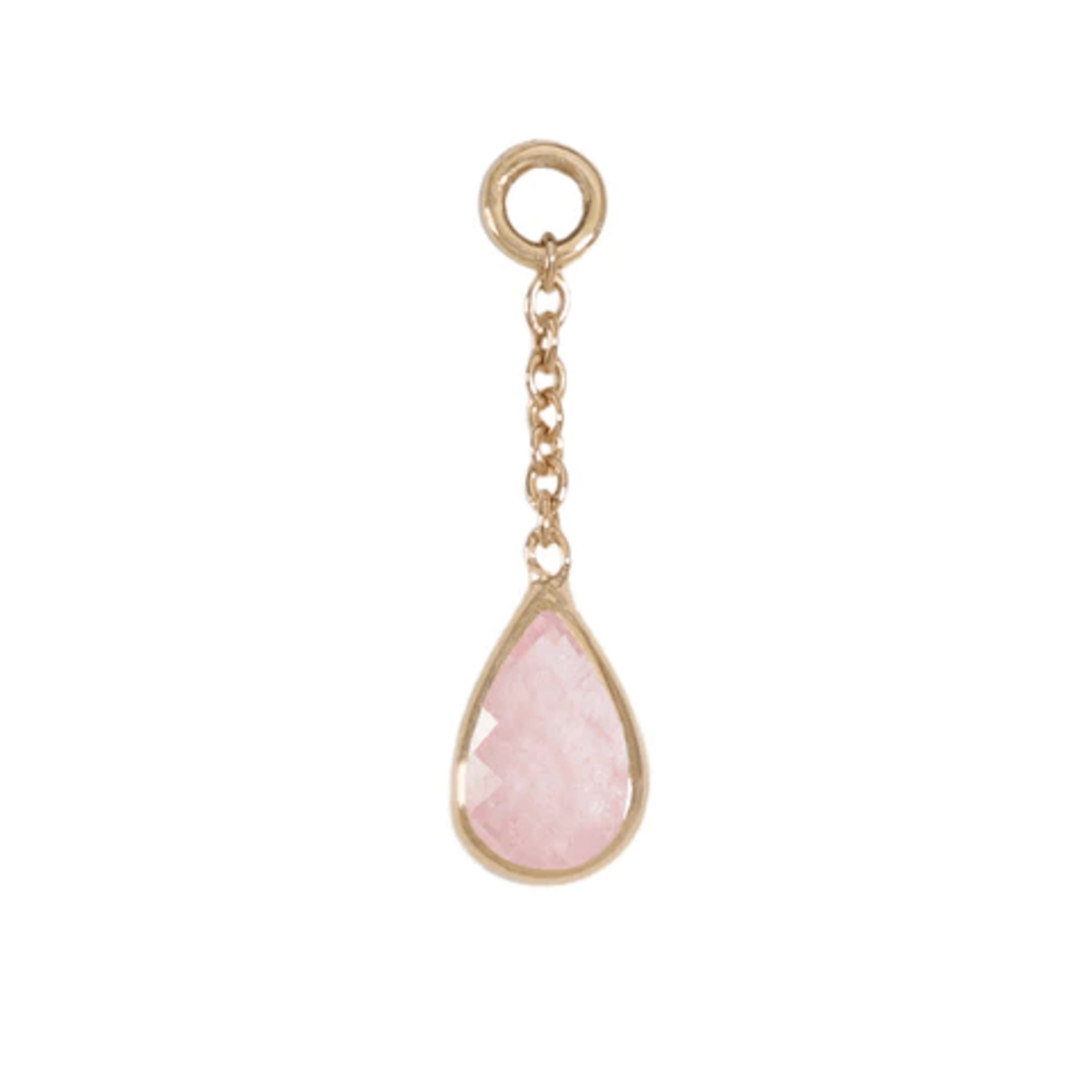 Diablo Organics Diablo Organics yellow gold teardrop charm