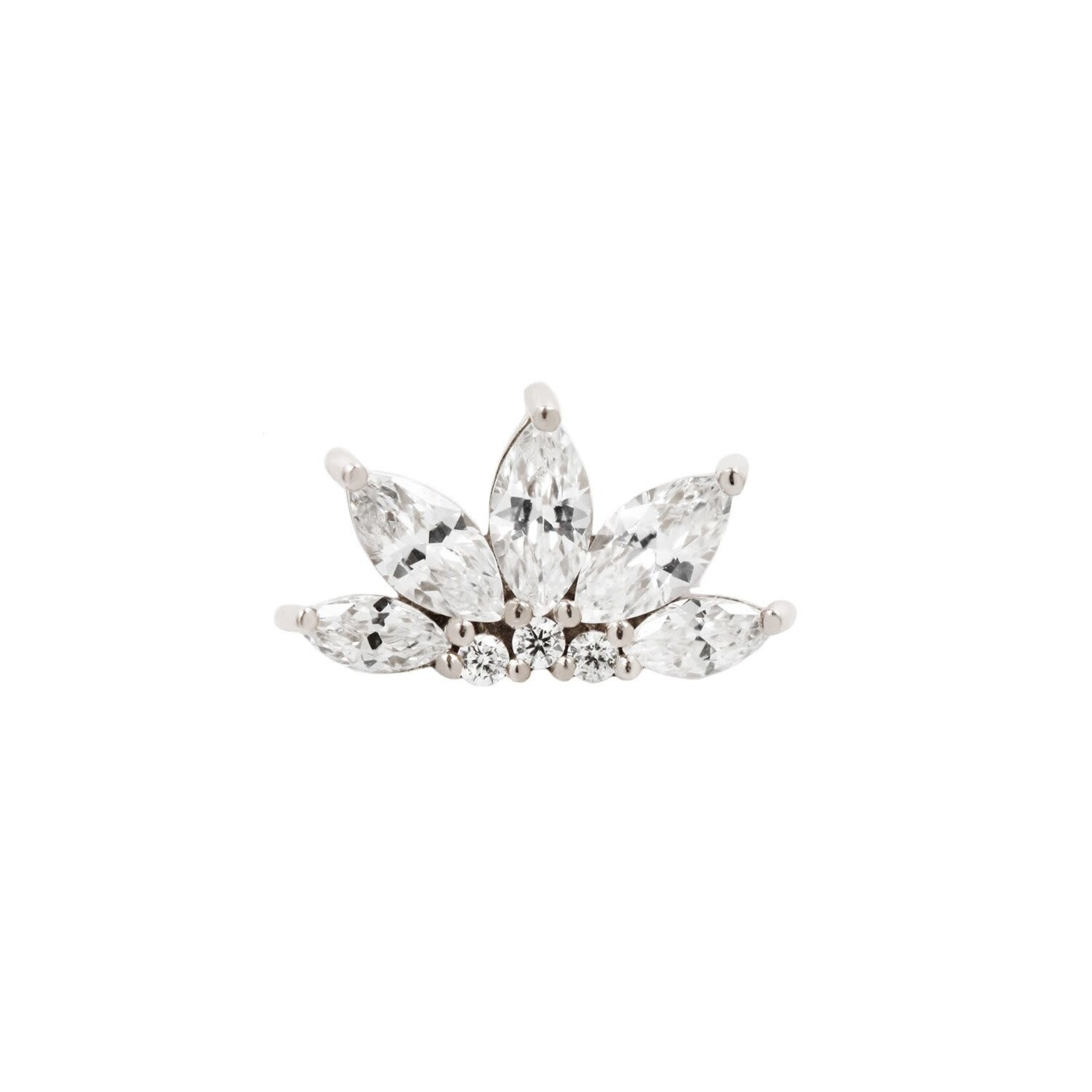Buddha Jewelry Organics Buddha Jewelry Organics "Valentina" press-fit end with CZ