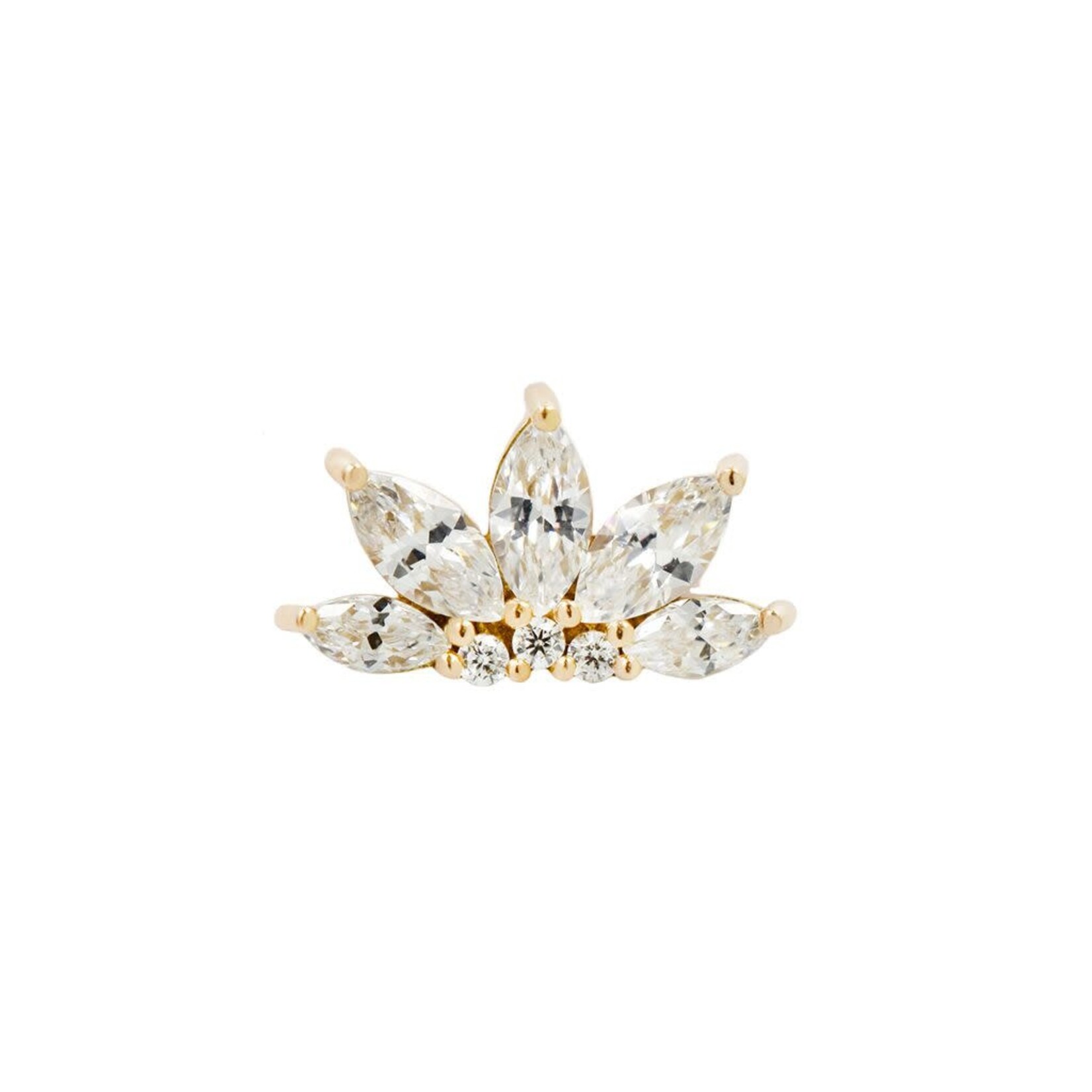 Buddha Jewelry Organics Buddha Jewelry Organics "Valentina" press-fit end with CZ